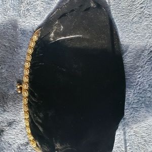 Vintage velvet clutch